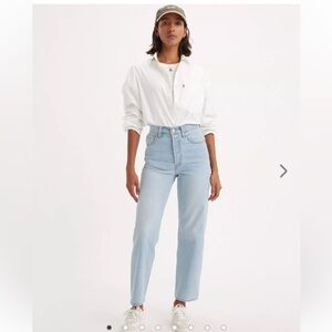 Levi’s Ribcage Straight Ankle Performance Cool Big E W24 L27